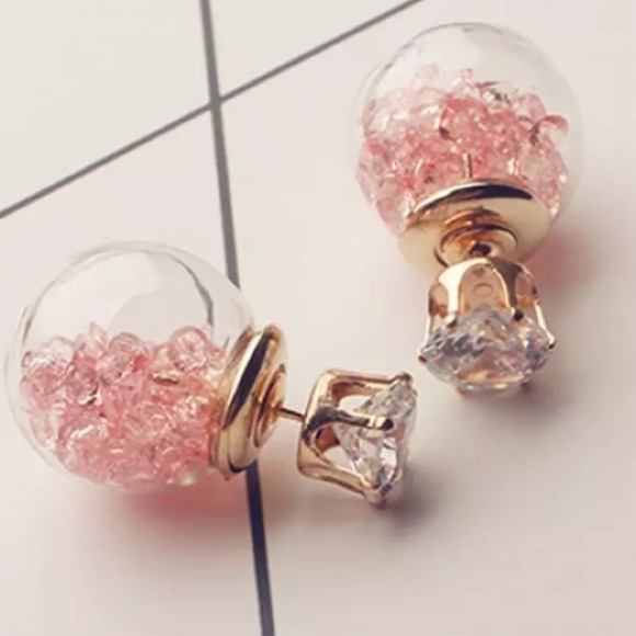 SPARKLE!๐๐PINK๐CHAMPAGNE๐ฅGLASS BALLS๐๐JACKET - Picture 4 of 5